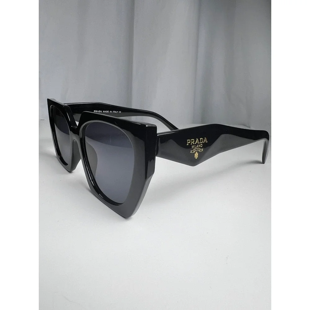 PRADA Symbole Geometric Black Sunglasses PR 15WS LNWOT